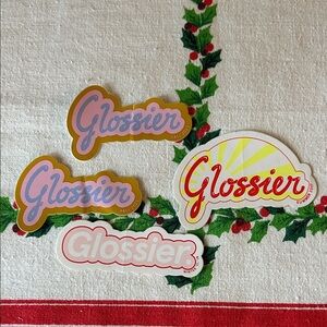 Glossier sticker pack